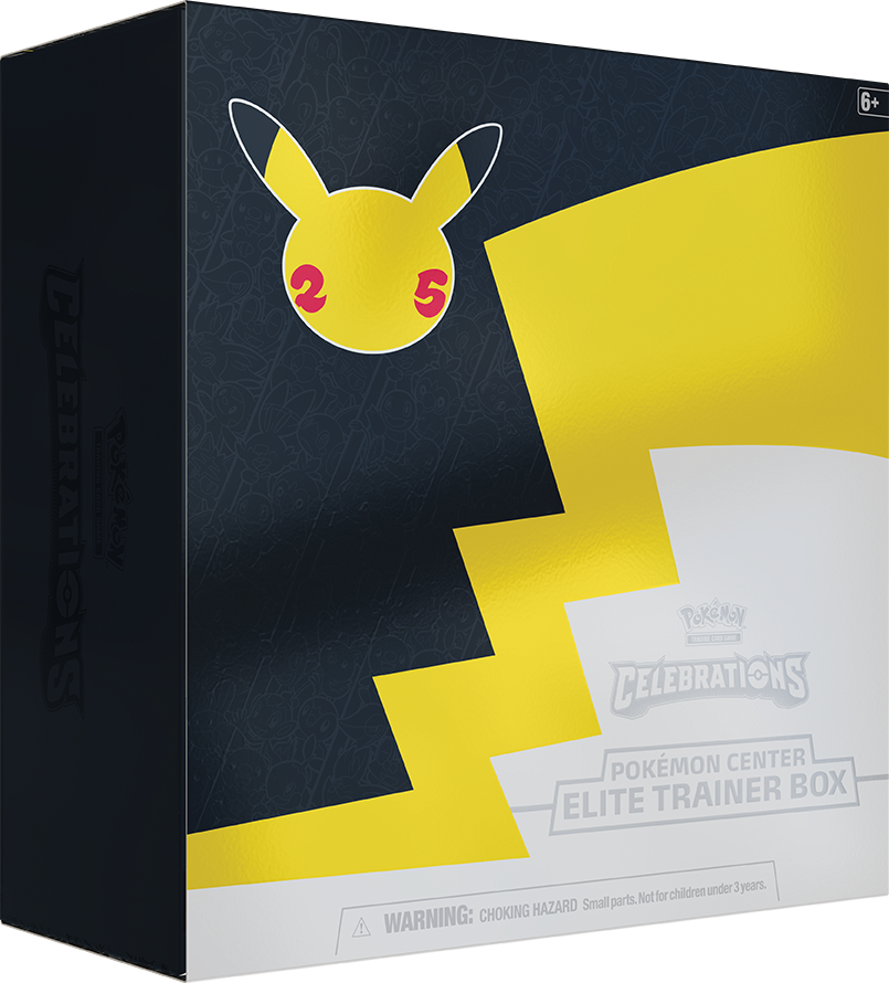 ポケモン Celebrations Elite Trainer Box Amazon.com: Pokemon Trading Card Game: Celebrations Elite