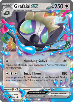 Pokemon Scarlet & Violet Black Star Promos Grafaiai ex - 100