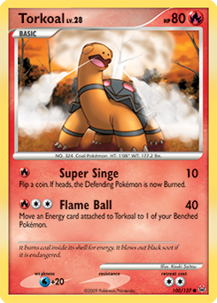 Pokemon Platinum Torkoal - 100