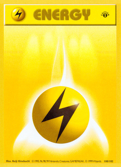 Pokemon Base Lightning Energy - 100