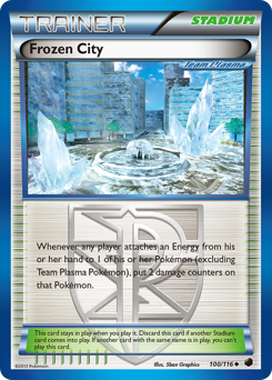Pokemon Plasma Freeze Frozen City - 100