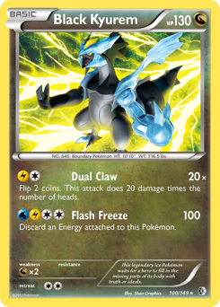 Pokemon Boundaries Crossed Black Kyurem - 100