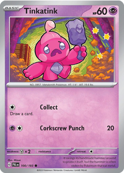 Pokemon Paldea Evolved Tinkatink - 100