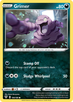Pokemon Darkness Ablaze Grimer - 100