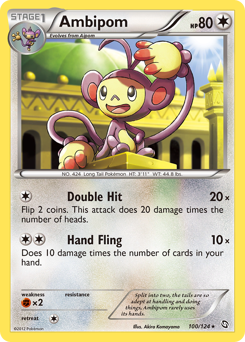 Pokemon Dragons Exalted Ambipom - 100