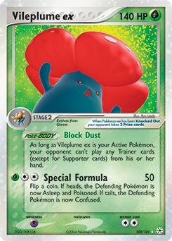 Pokemon Hidden Legends Vileplume ex - 100