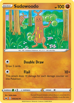 Pokemon Sword & Shield Sudowoodo - 100