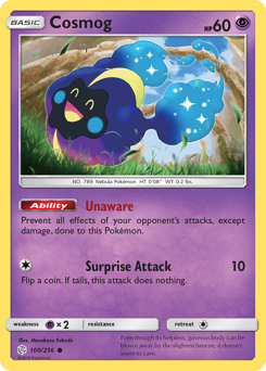 Pokemon Cosmic Eclipse Cosmog - 100