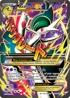 Pokemon Roaring Skies M Gallade-EX - 100
