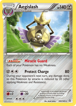 Pokemon Primal Clash Aegislash - 100