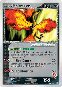 Pokemon Team Rocket Returns Rocket's Moltres ex - 100