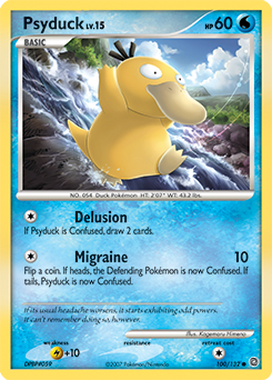 Pokemon Secret Wonders Psyduck - 100