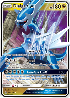 Pokemon Ultra Prism Dialga-GX - 100