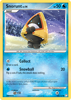 Pokemon Mysterious Treasures Snorunt - 100