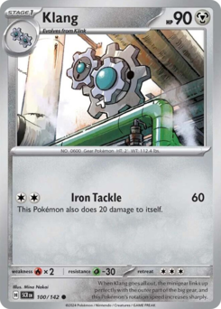 Pokemon Stellar Crown Klang - 100