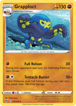 Pokemon Vivid Voltage Grapploct - 101