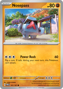 Pokemon Twilight Masquerade Nosepass - 101