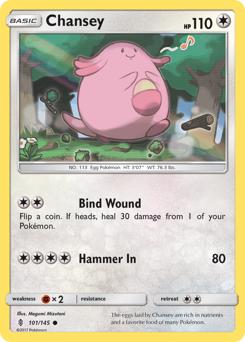 Pokemon Guardians Rising Chansey - 101
