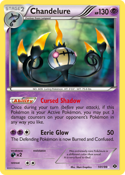 Pokemon Next Destinies Chandelure - 101