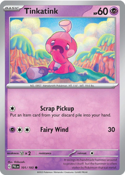 Pokemon Paldea Evolved Tinkatink - 101