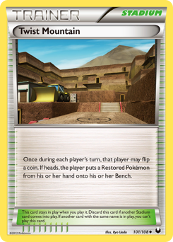 Pokemon Dark Explorers Twist Mountain - 101