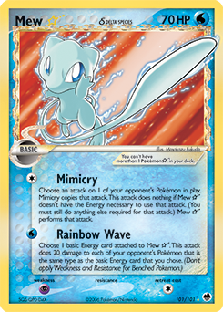 Pokemon Dragon Frontiers Mew ★ δ - 101