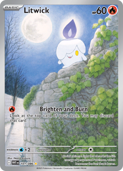 Pokemon White Flare Litwick - 101