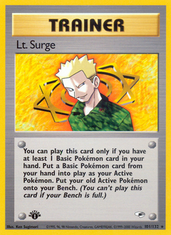 Pokemon Gym Heroes Lt. Surge - 101