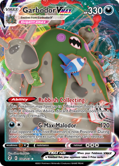 Pokemon Evolving Skies Garbodor VMAX - 101