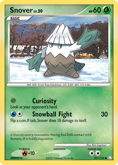 Pokemon Mysterious Treasures Snover - 101