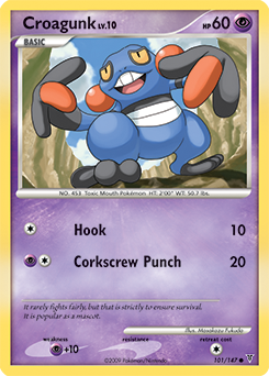 Pokemon Supreme Victors Croagunk - 101