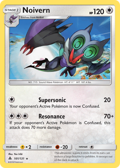 Pokemon Forbidden Light Noivern - 101