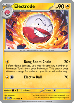 Pokemon 151 Electrode - 101