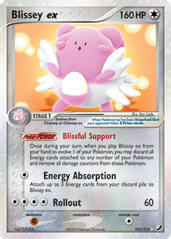 Pokemon Unseen Forces Blissey ex - 101
