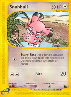 Pokemon Skyridge Snubbull - 101