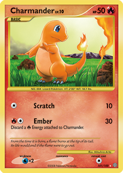 Pokemon Stormfront Charmander - 101