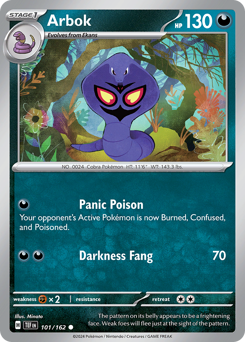 Pokemon Temporal Forces Arbok - 101