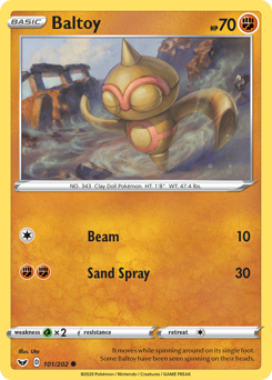 Pokemon Sword & Shield Baltoy - 101