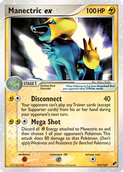 Pokemon Deoxys Manectric ex - 101