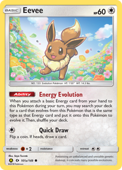 Pokemon Sun & Moon Eevee - 101a