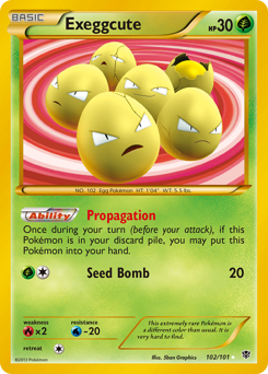 Pokemon Plasma Blast Exeggcute - 102