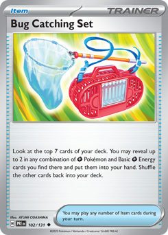 Pokemon Prismatic Evolutions Bug Catching Set - 102