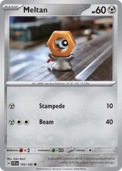 Pokemon Stellar Crown Meltan - 102