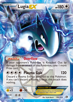 Pokemon Legendary Treasures Lugia-EX - 102