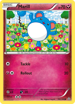 Pokemon Primal Clash Marill - 102