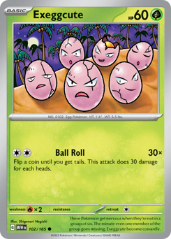Pokemon 151 Exeggcute - 102