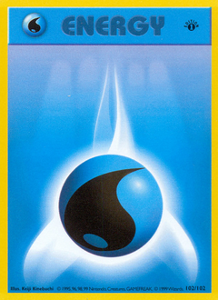 Pokemon Base Water Energy - 102