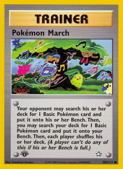 Pokemon Neo Genesis Pokémon March - 102