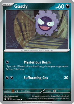 Pokemon Temporal Forces Gastly - 102