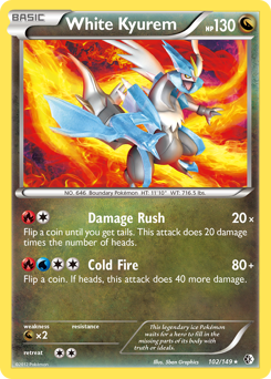 Pokemon Boundaries Crossed White Kyurem - 102